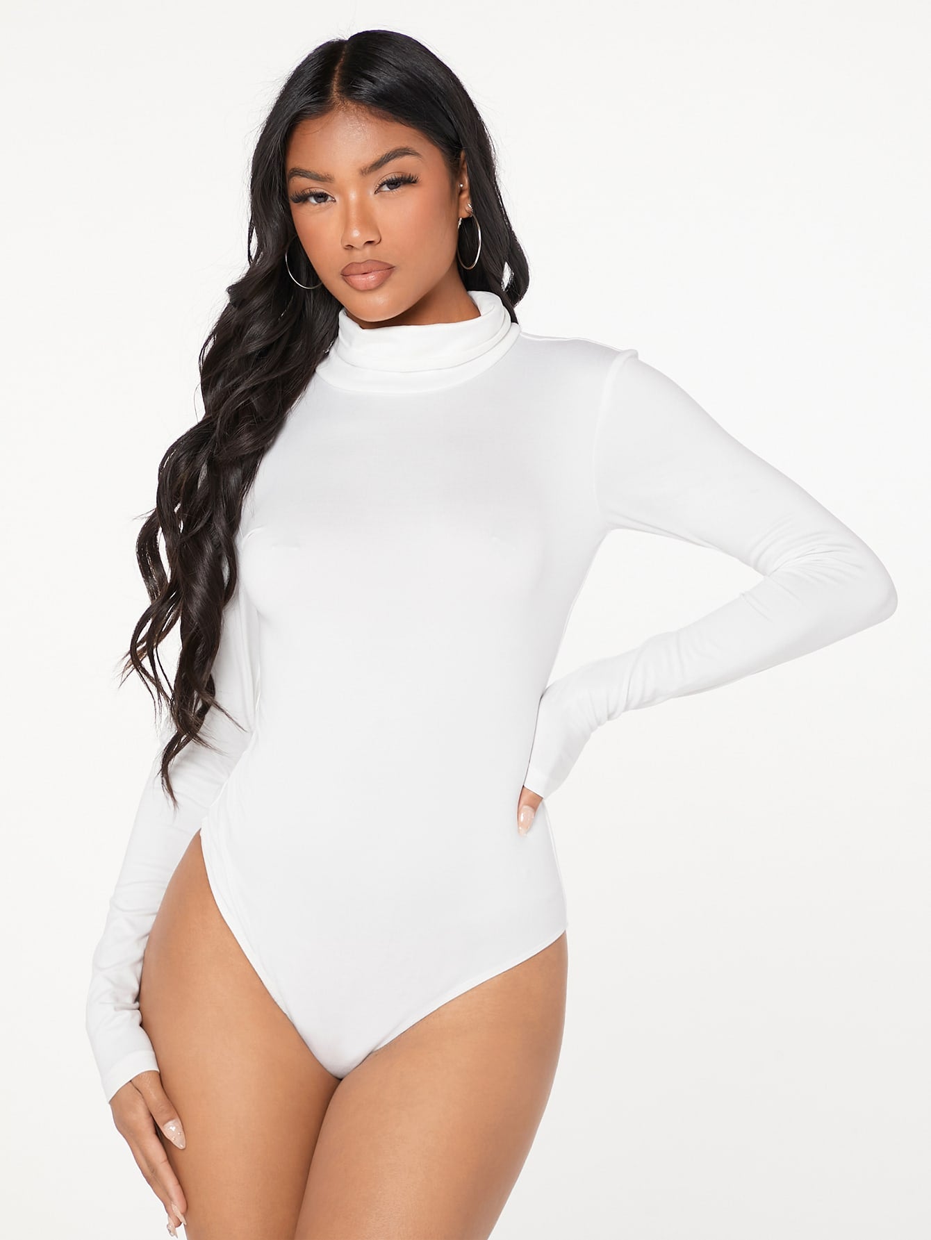 Body Manga Longa Gola Alta
