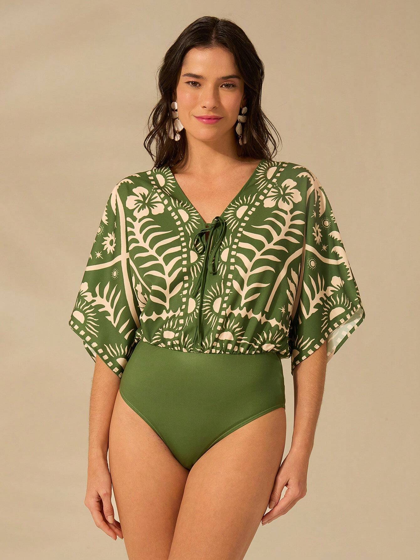 Body Estampado Tropical