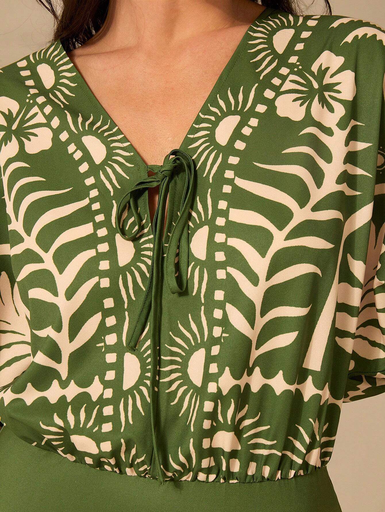 Body Estampado Tropical