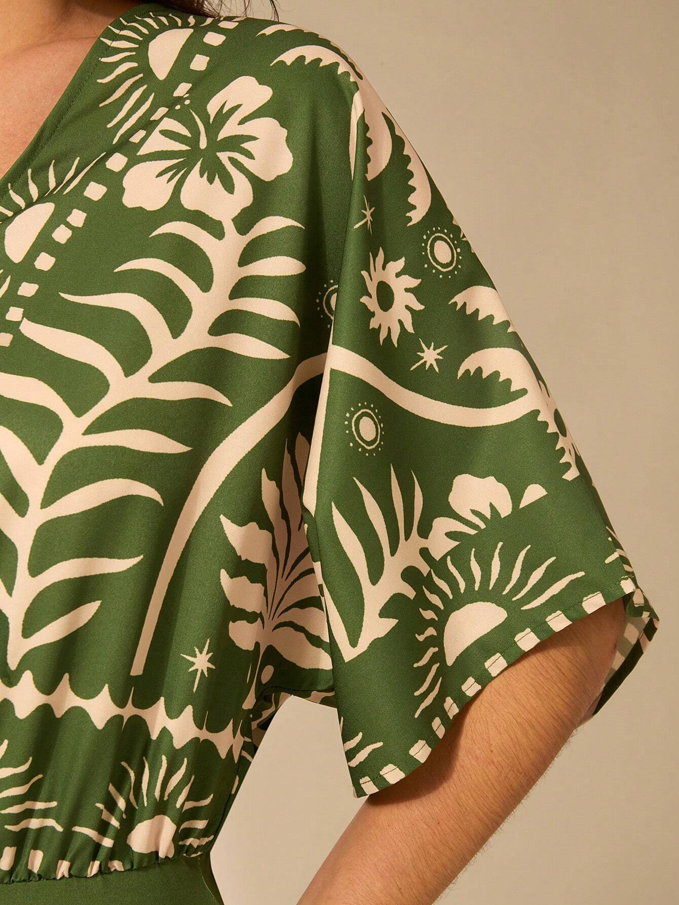 Body Estampado Tropical