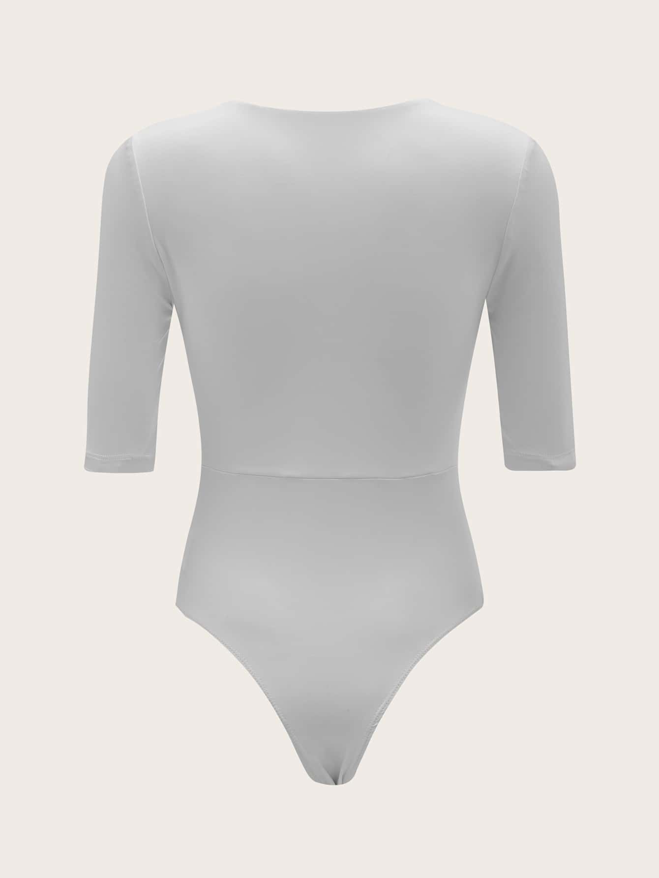 Body Slim Basic com Decote V