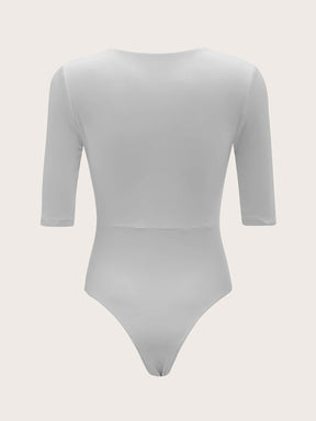 Body Slim Basic com Decote V