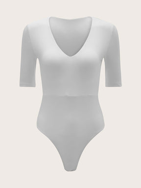 Body Slim Basic com Decote V