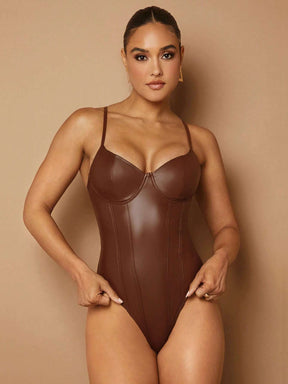 Body de Couro Alça