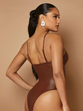 Body de Couro Alça