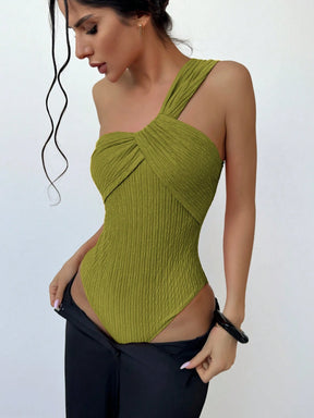 Body Texturizado Ombro Só