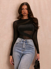 Body Tule Recortes Modeladores