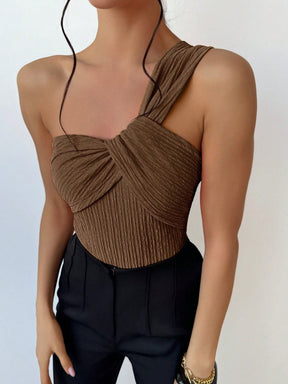 Body Texturizado Ombro Só