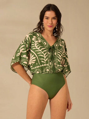 Body Estampado Tropical