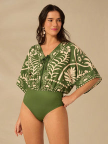 Body Estampado Tropical