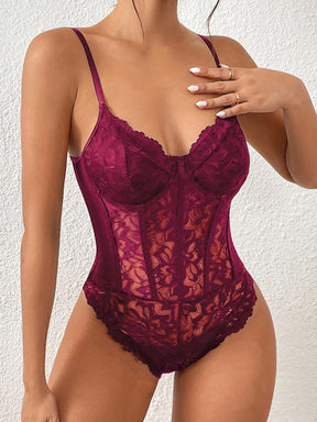 Body Renda Alça Fina