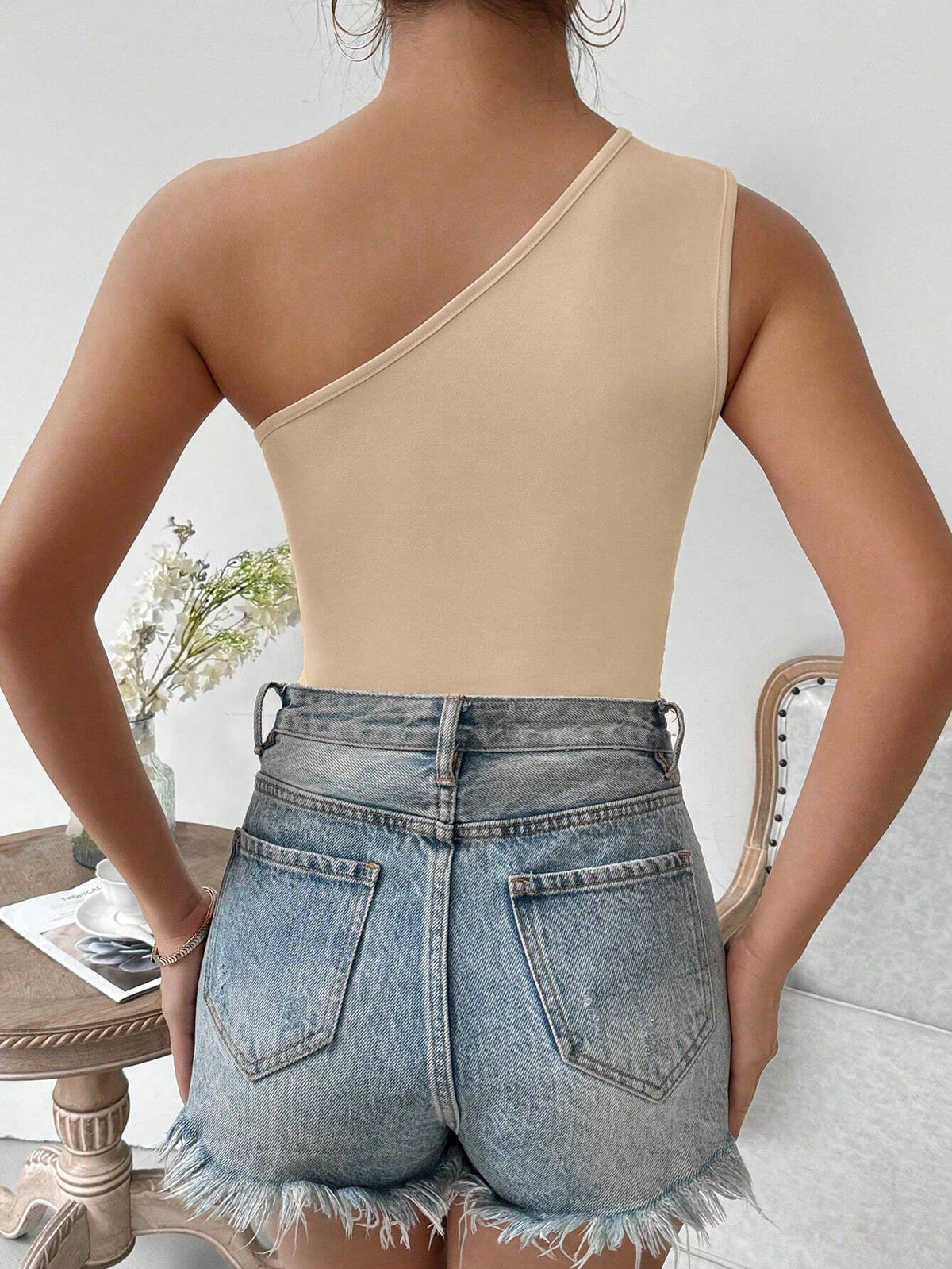 Body Drapeado Ombro Só