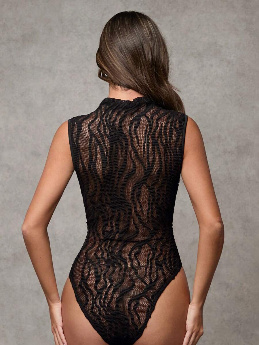 Body Romântico Transparente