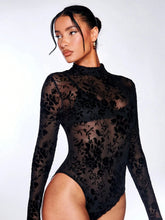 Body Renda Texturizado Tule