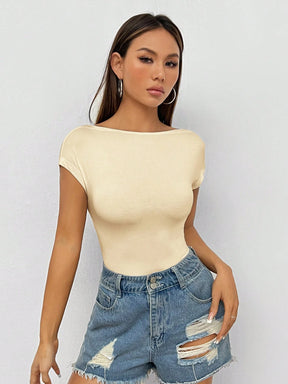 Body Costas Abertas Baby Look