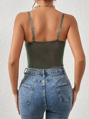 Body Renda Alça Fina