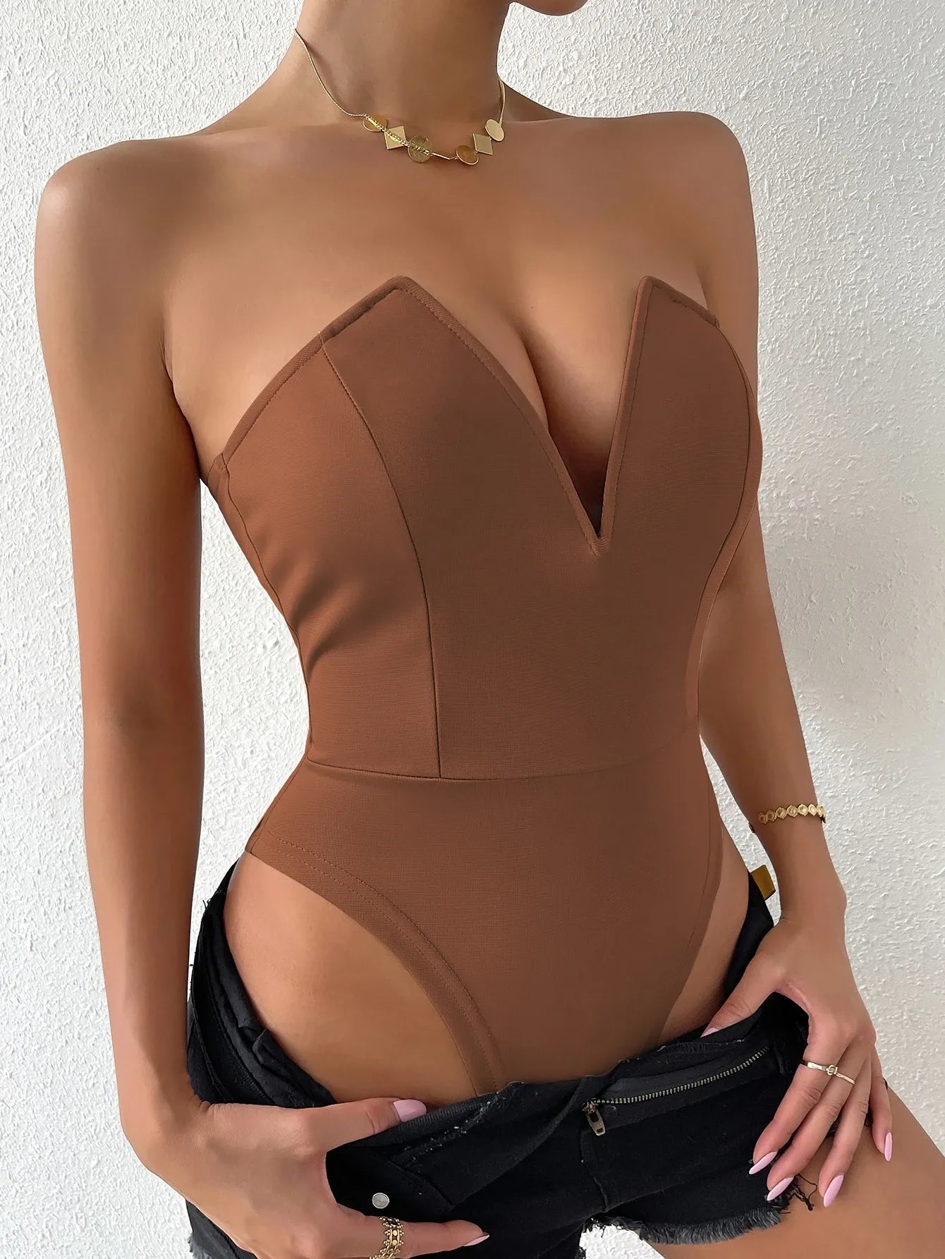 Body Tomara que Caia Decote V